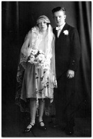 Bryllupsbilde fra 1929.